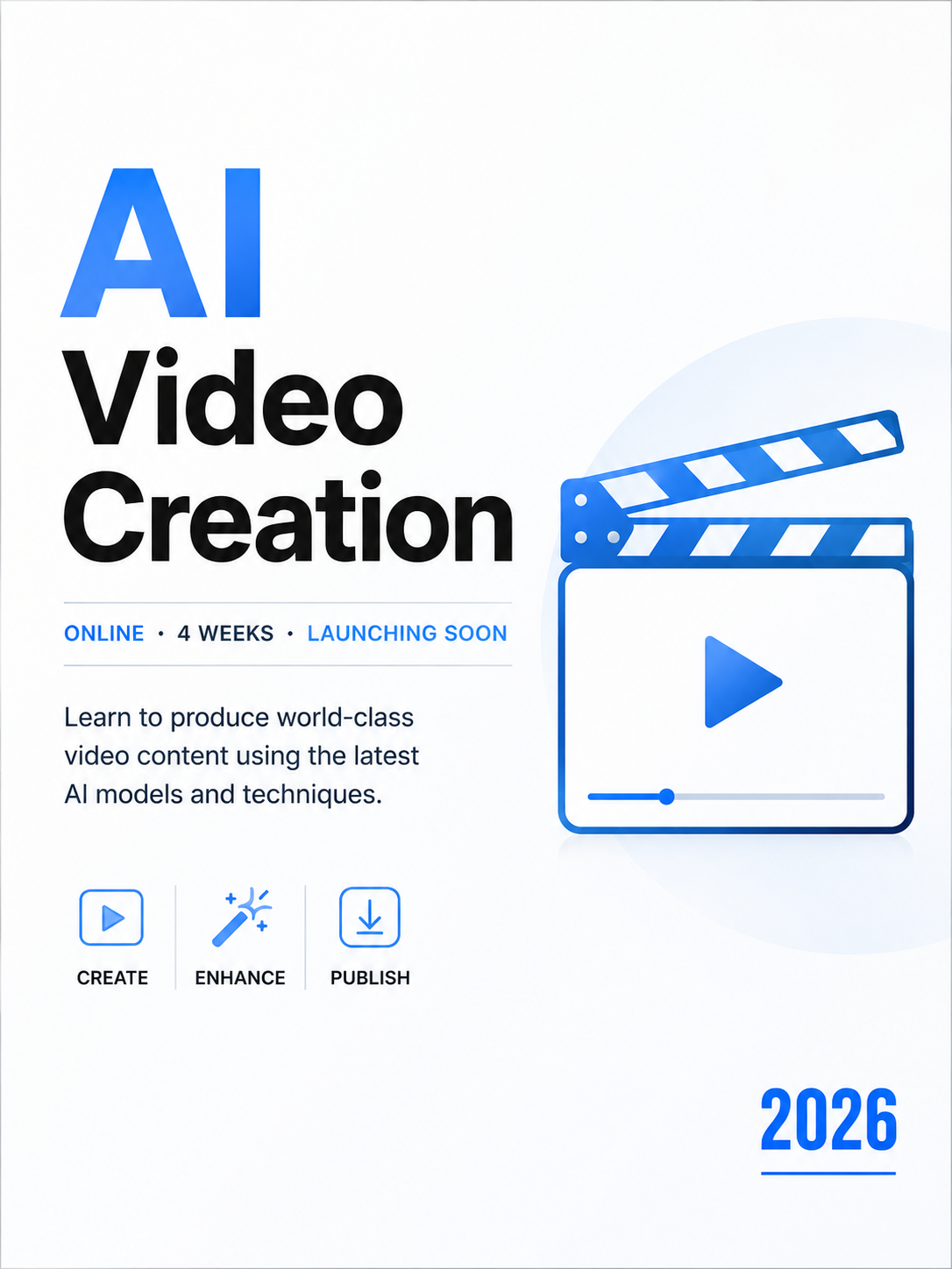 AI Video Creation Course Raipur Chhattisgarh